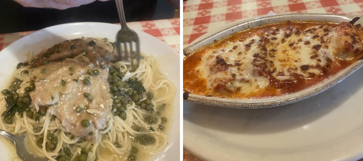 Italian Cafe Menu